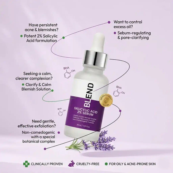 Salicylic Acid 2% Blemish Clarifying Serum | BLEND