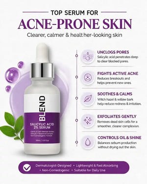 Salicylic Acid 2% Blemish Clarifying Serum | BLEND