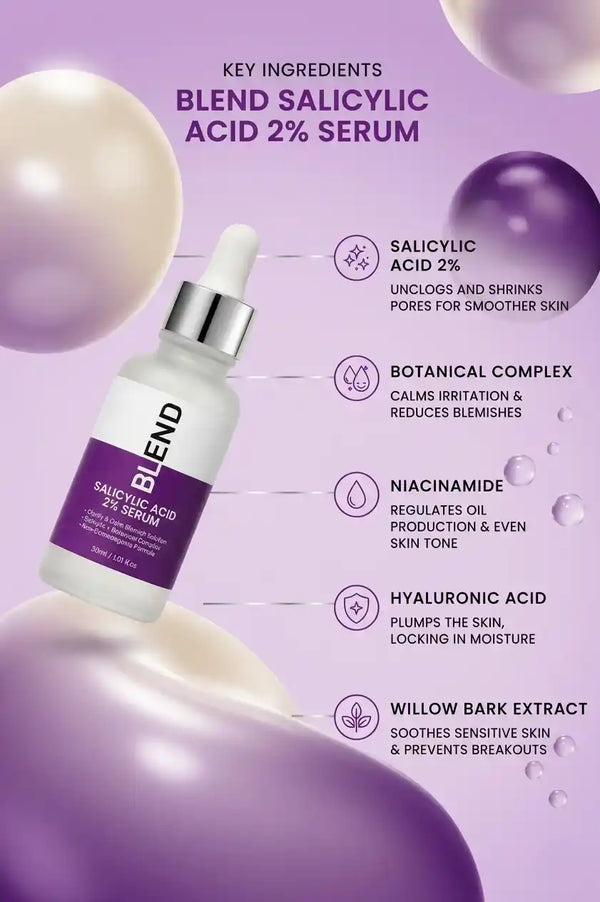 Salicylic Acid 2% Blemish Clarifying Serum | BLEND